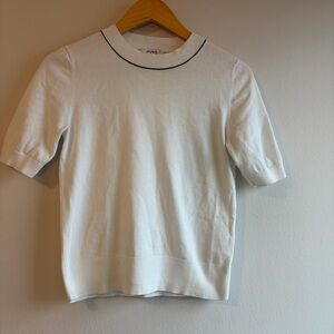 COS White Crew Neck Women’s Blouse
